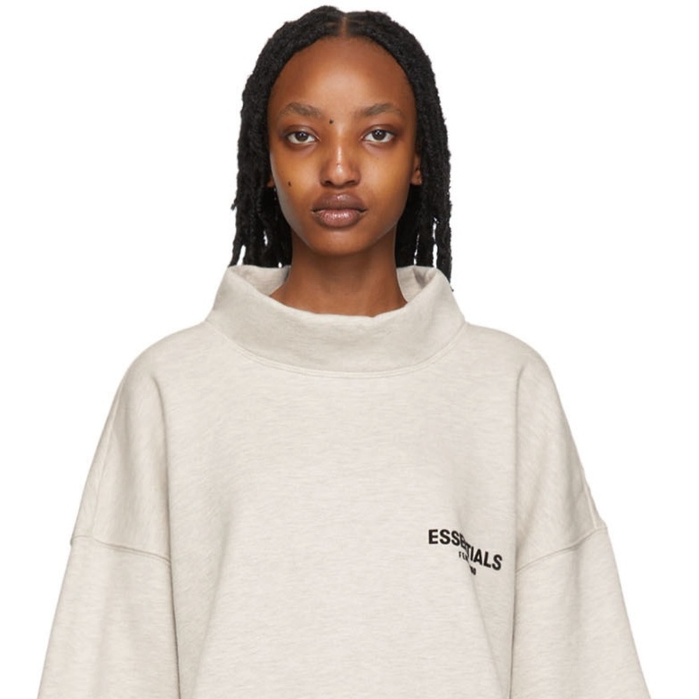 Fear of God x Essentials Mockneck (FW22) - Light Heather Unisex Small